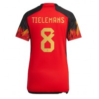 Fotballdrakt Dame Belgia Youri Tielemans #8 Hjemmedrakt VM 2022 Kortermet